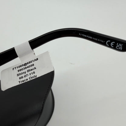 Tom Ford Women Sunglasses FT1069 Fernanda 01A 68 - Shiny Black Sunglasses