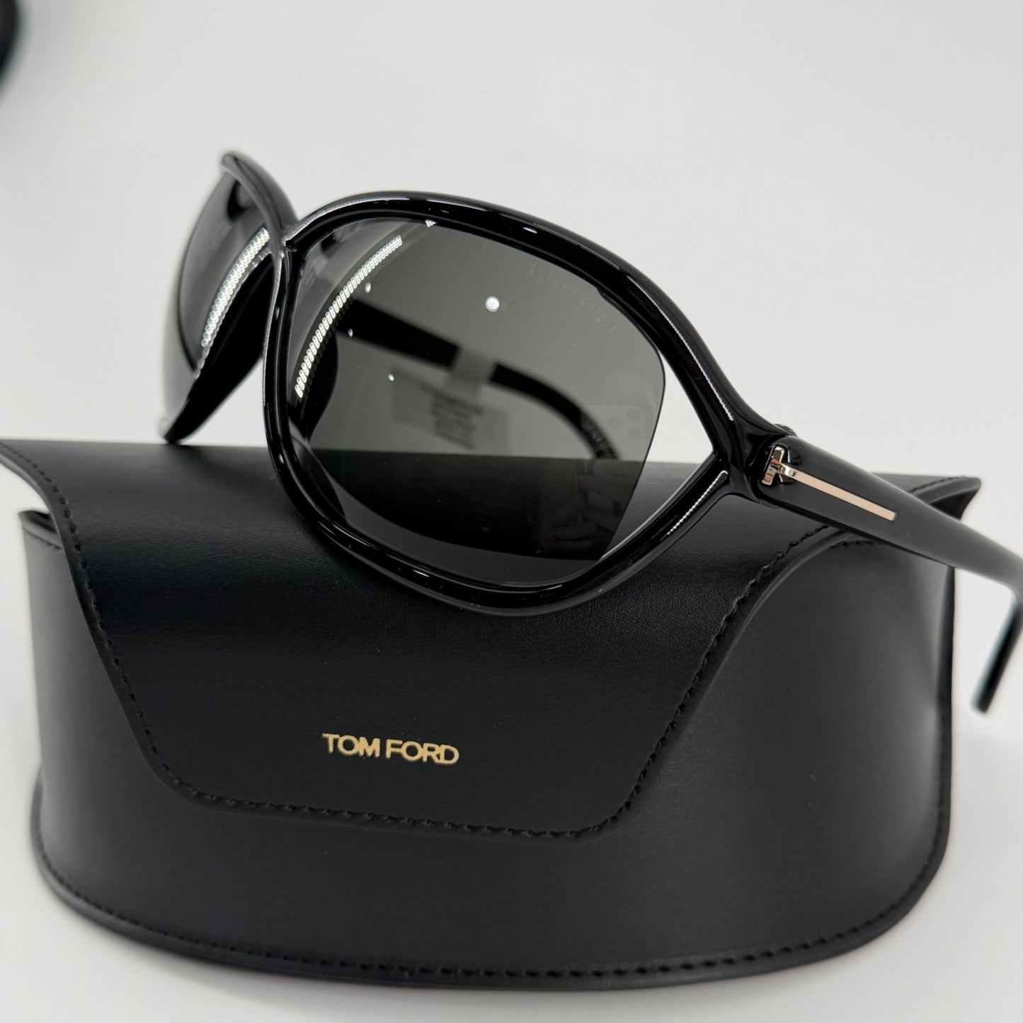 Tom Ford Women Sunglasses FT1069 Fernanda 01A 68 - Shiny Black Sunglasses