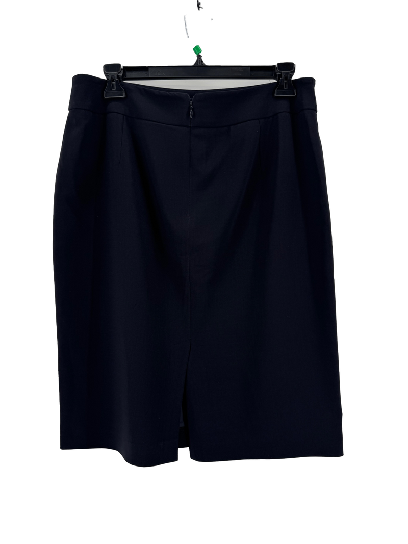 Armani Collezioni Black Straight Skirt Size Large