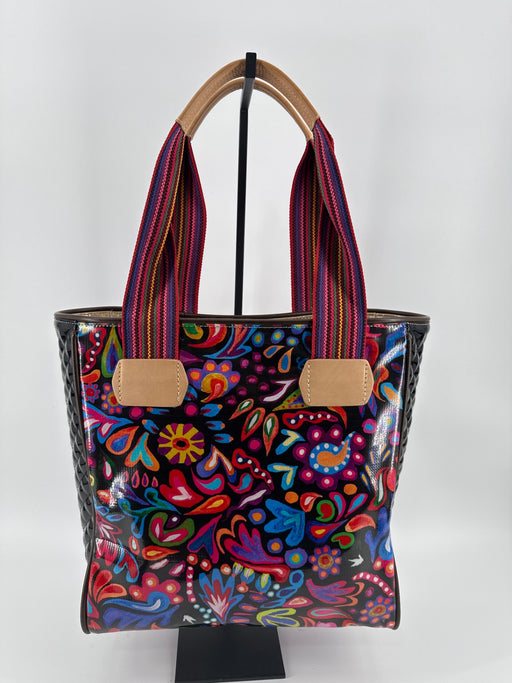 Consuela Multicolored Oilcloth Tote Bag