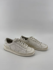 Golden Goose Stardan - White/White Leather Sneakers