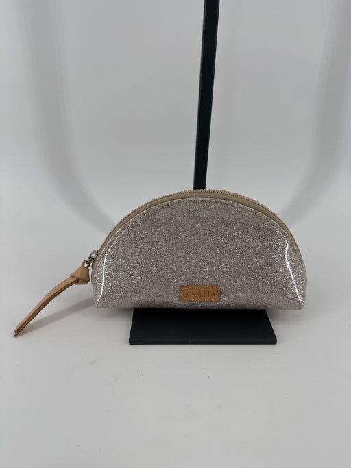 Consuela Pink Glitter Cosmetic Bag