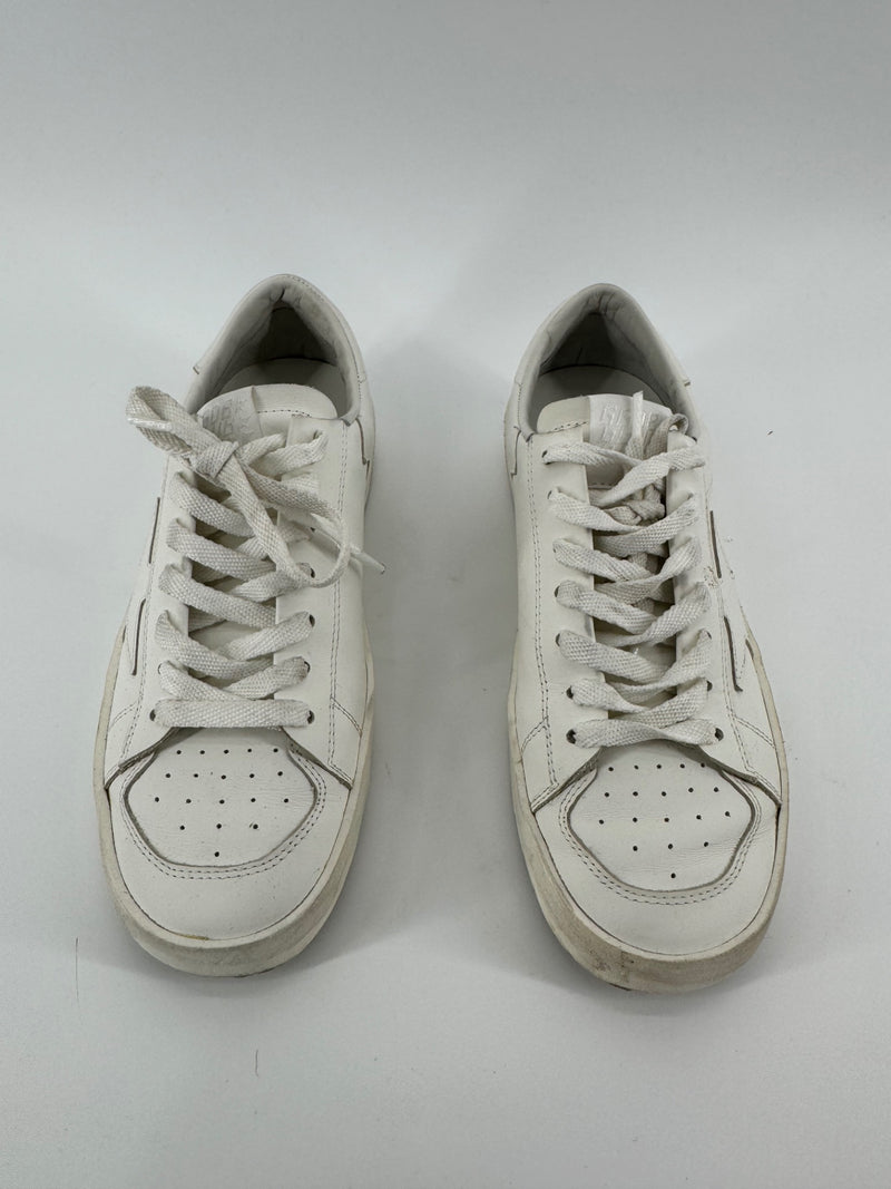 Golden Goose Stardan - White/White Leather Sneakers