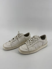 Golden Goose Stardan - White/White Leather Sneakers
