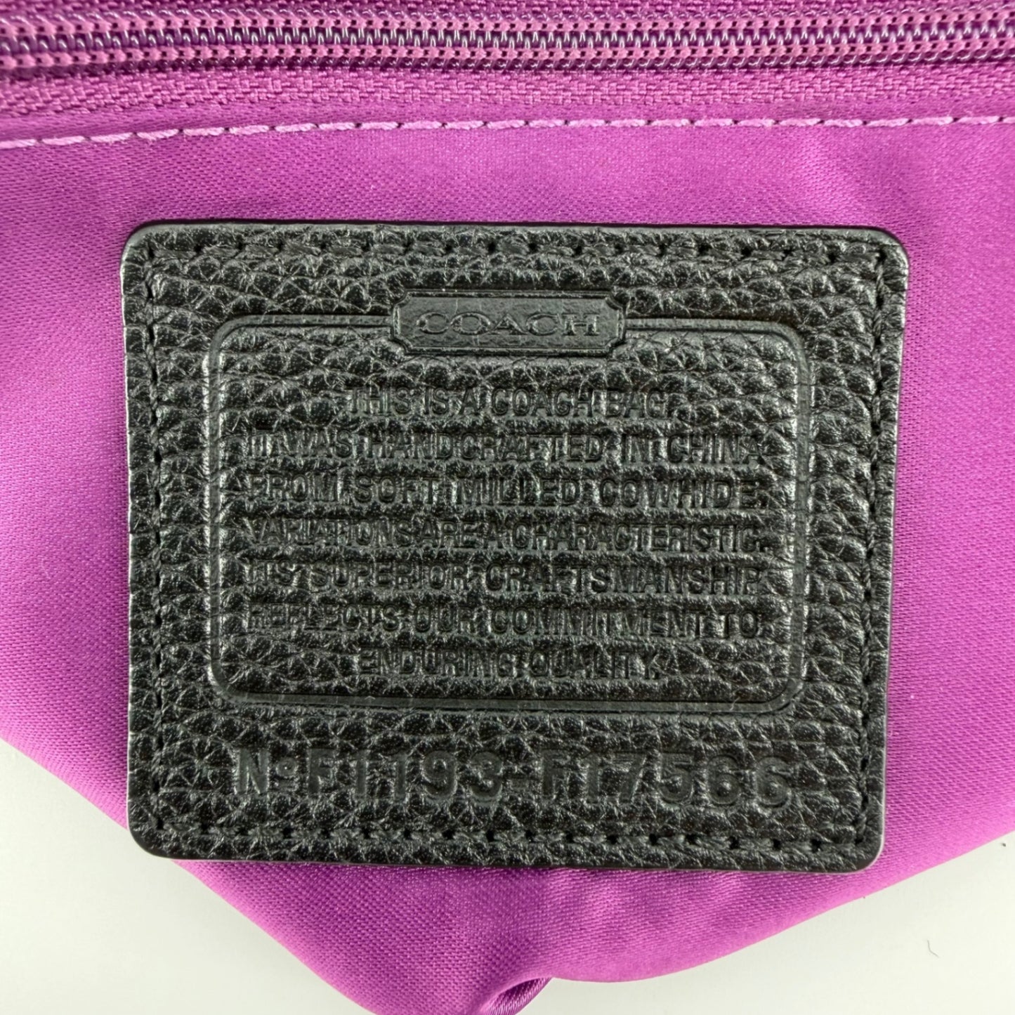 Coach Large Black Pebbled Leather Convertible Crossbody