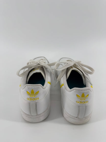 Adidas White/Yellow Sneakers