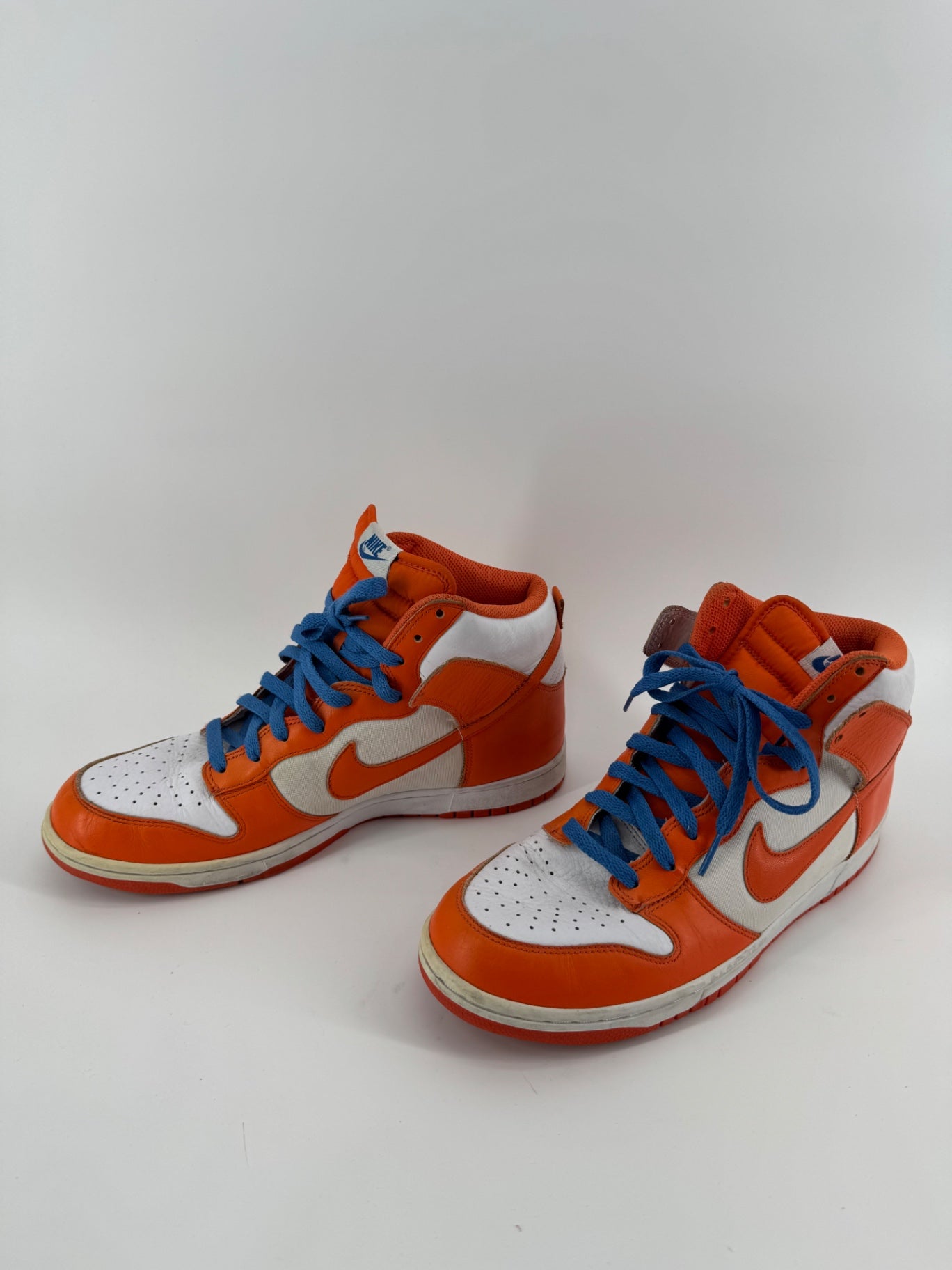 Nike High White/Orange Blaze Sneakers