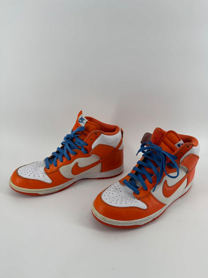 Nike High White/Orange Blaze Sneakers