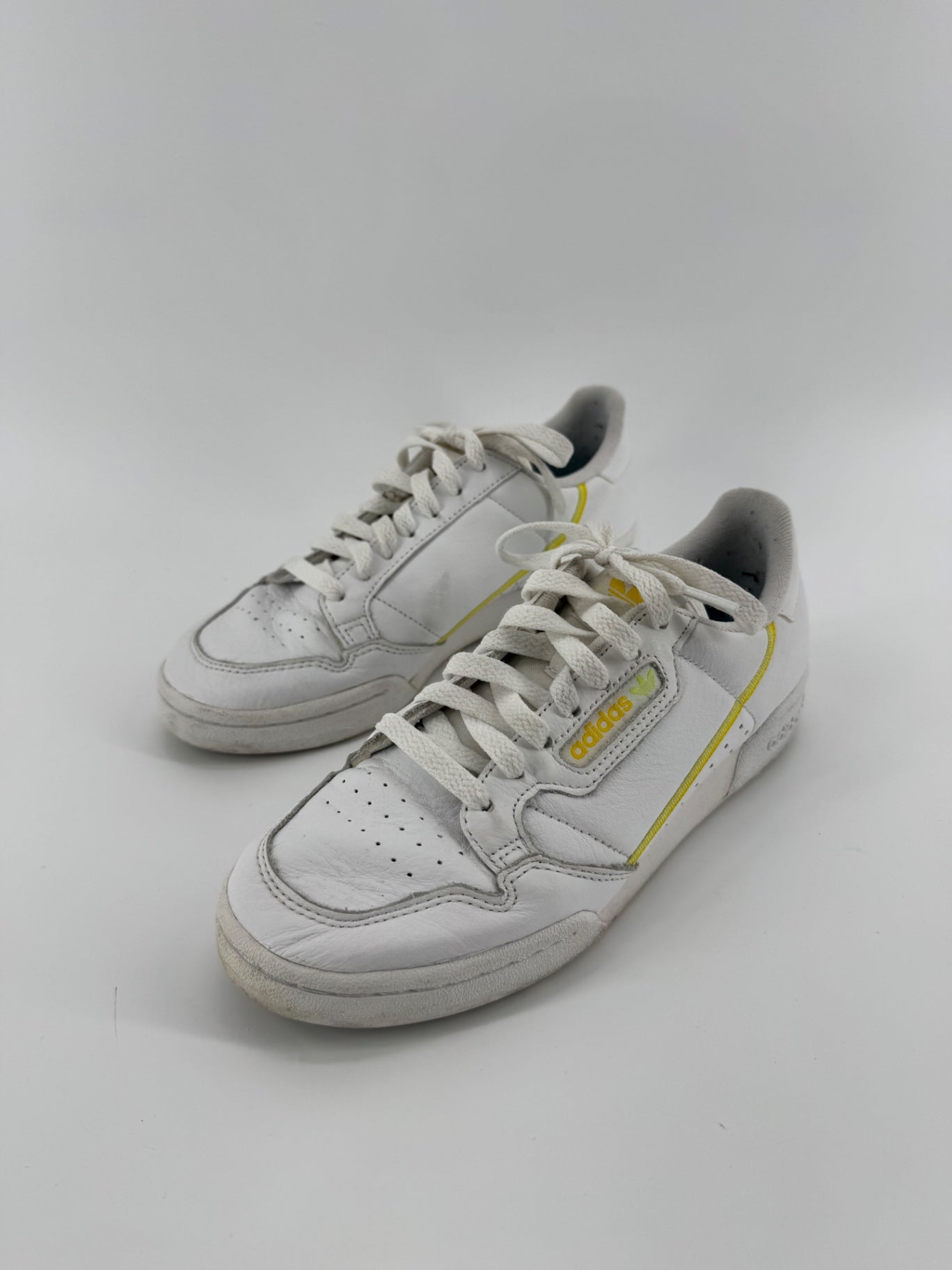 Adidas White/Yellow Sneakers