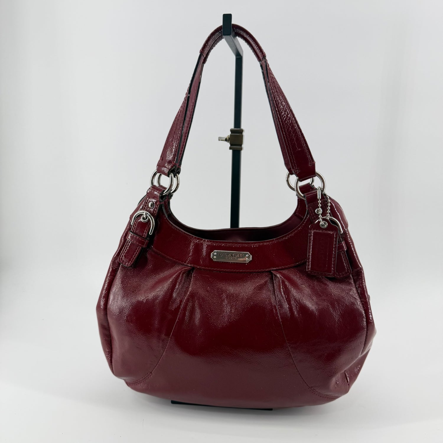 Coach Red Patent Leather multi-compartment bag