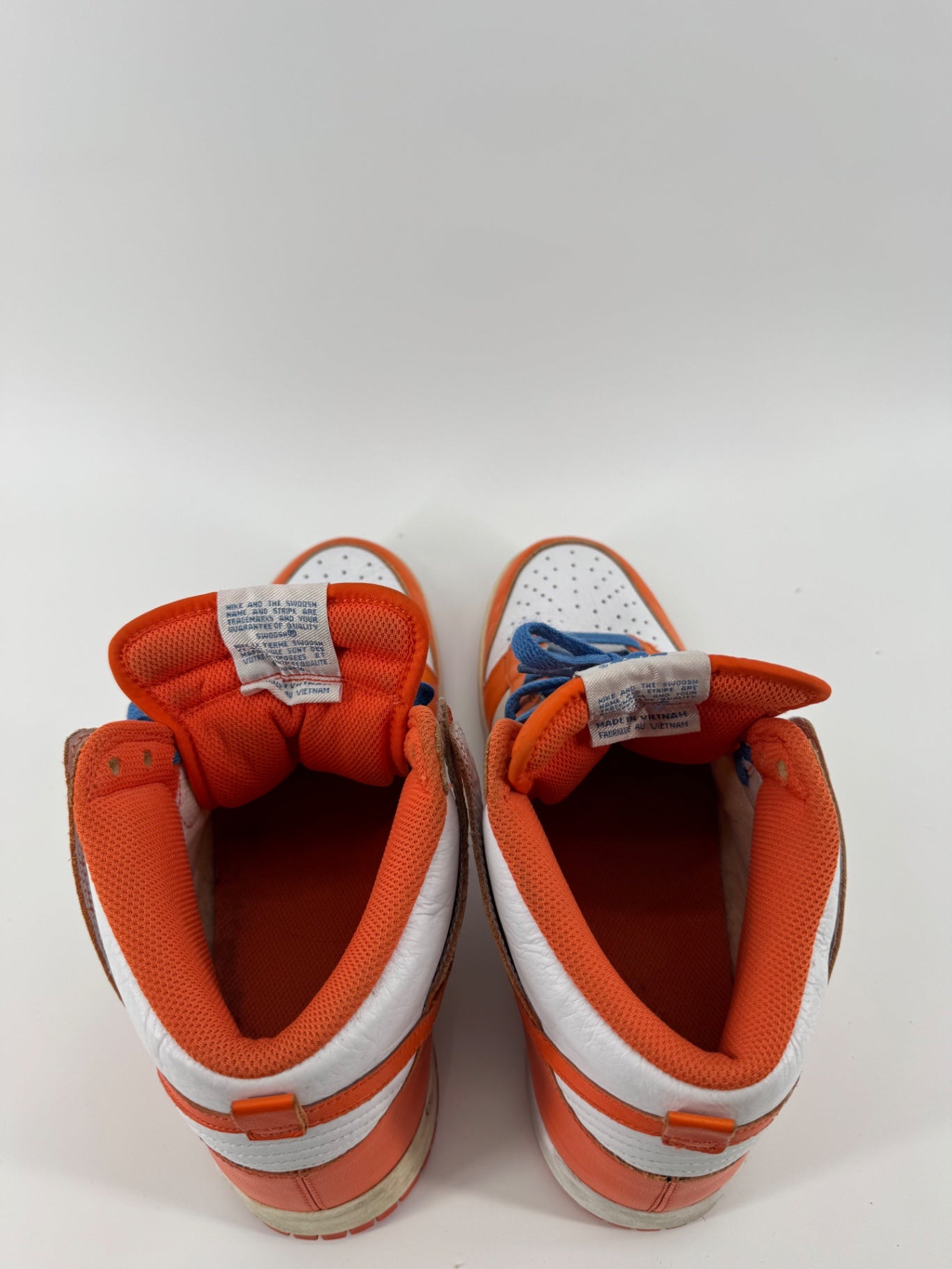 Nike High White/Orange Blaze Sneakers