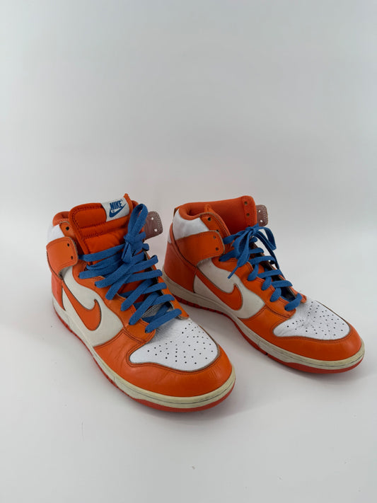 Nike High White/Orange Blaze Sneakers