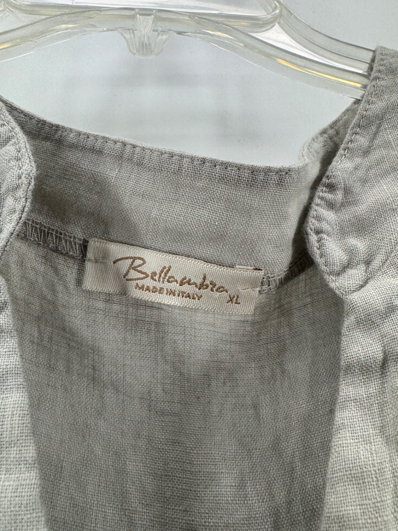 Bellambia Taupe Linen Dress