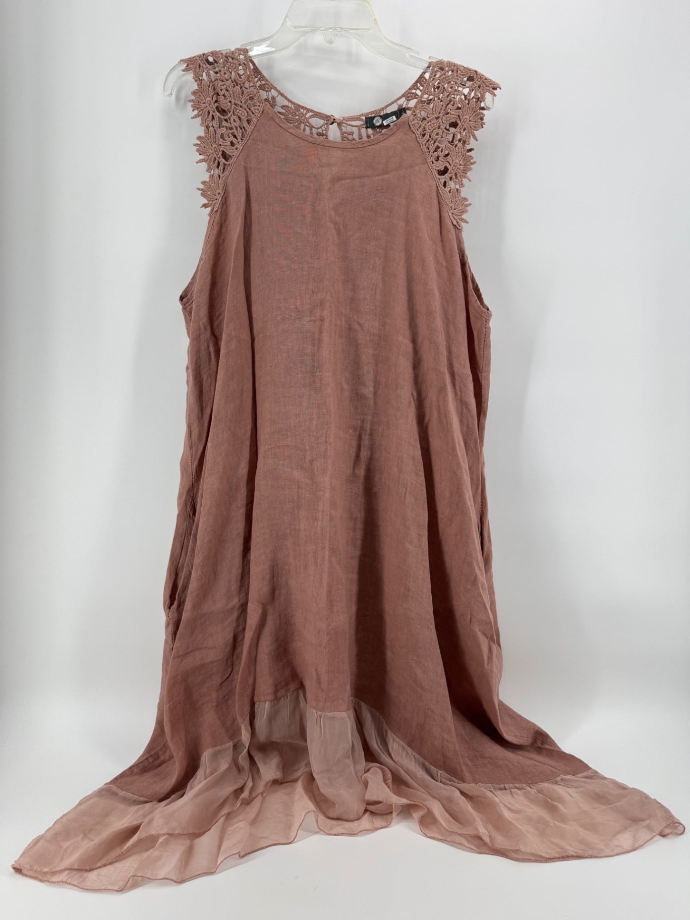 M Pink Sleeveless Dress