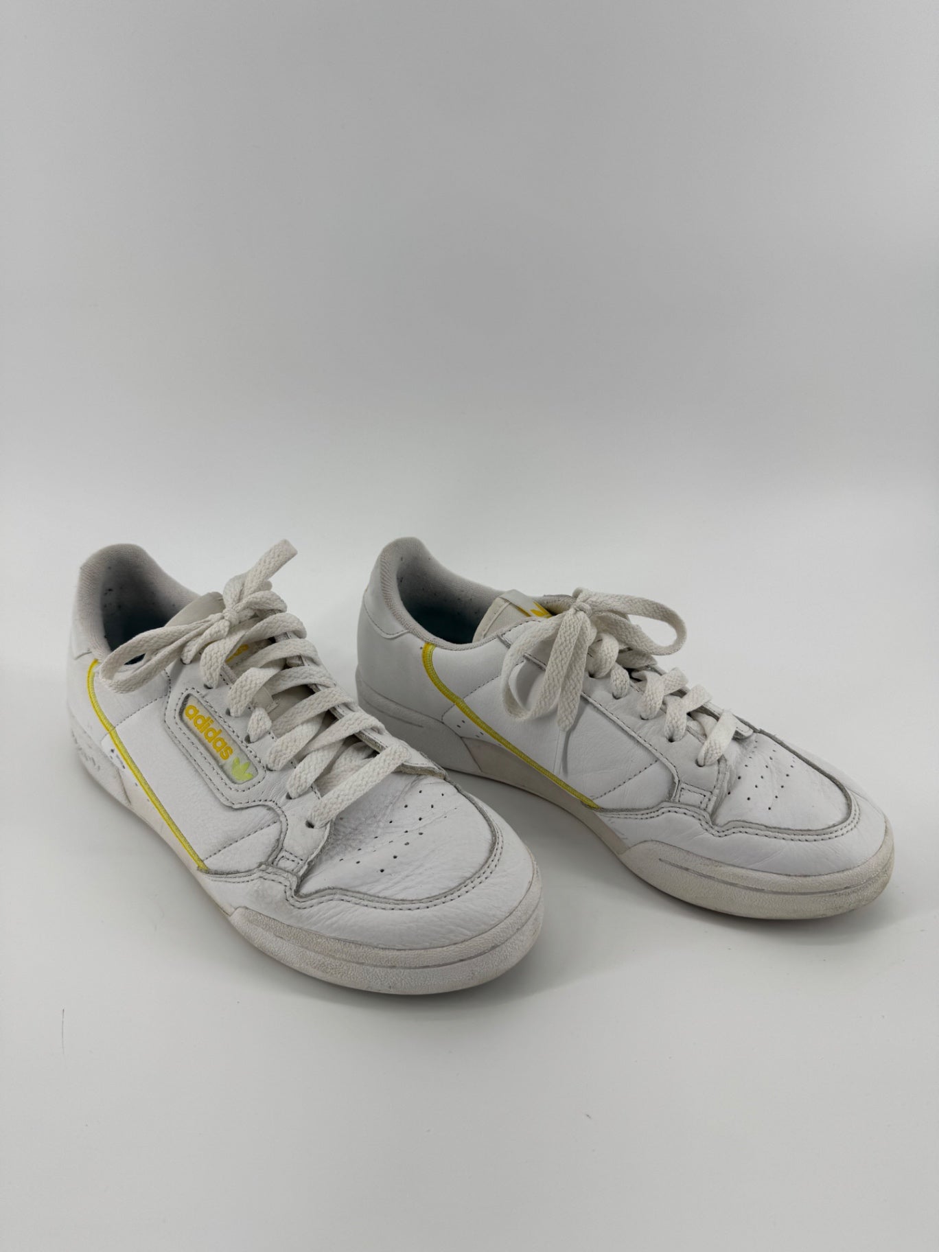 Adidas White/Yellow Sneakers