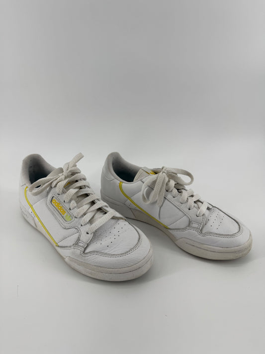 Adidas White/Yellow Sneakers