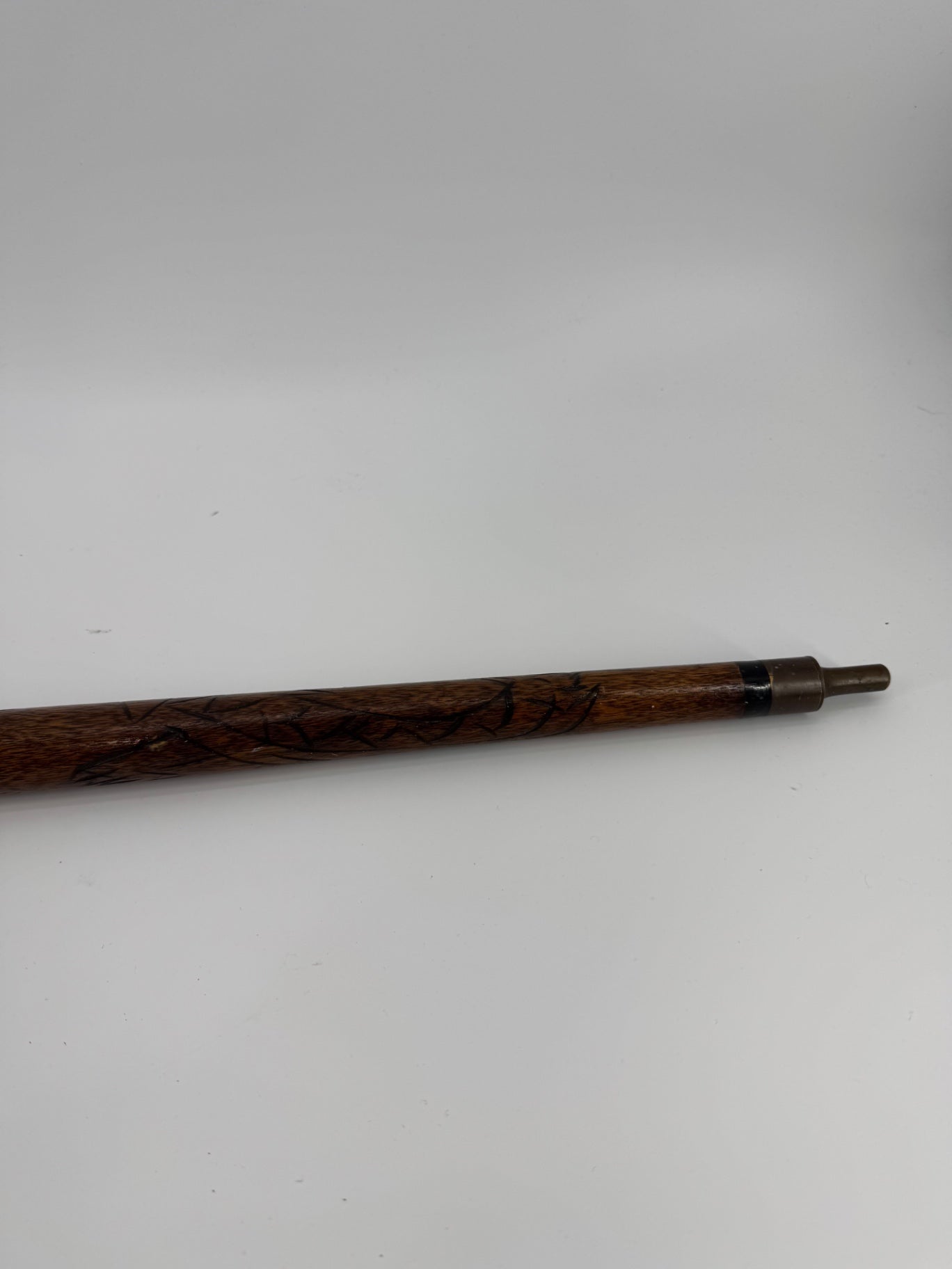 Unbranded Vintage Pool Stick Carved Wood