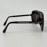 Champion New Old Stock 80s Black Sunglasses