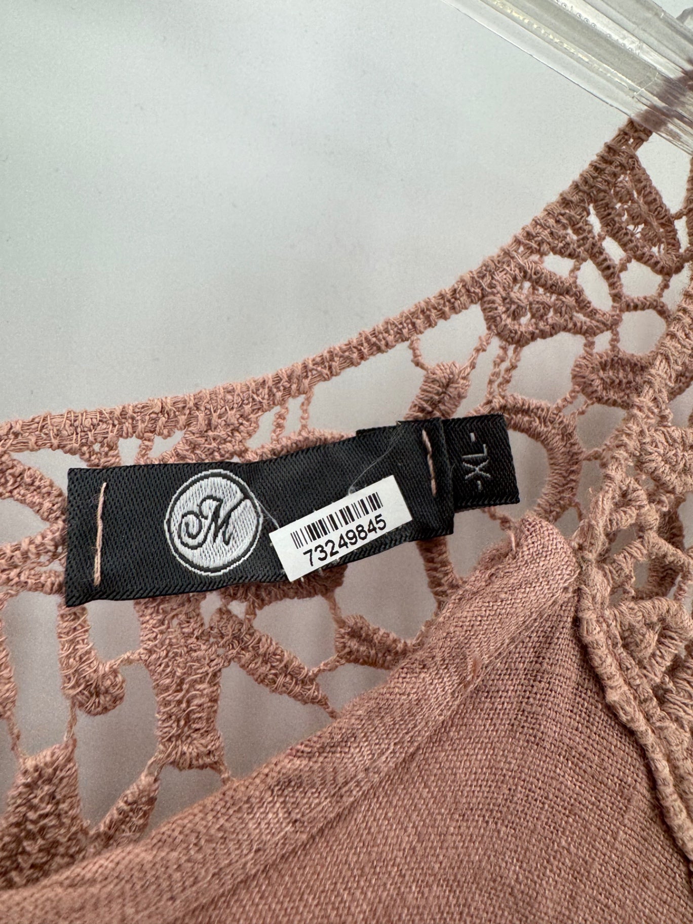 M Pink Sleeveless Dress