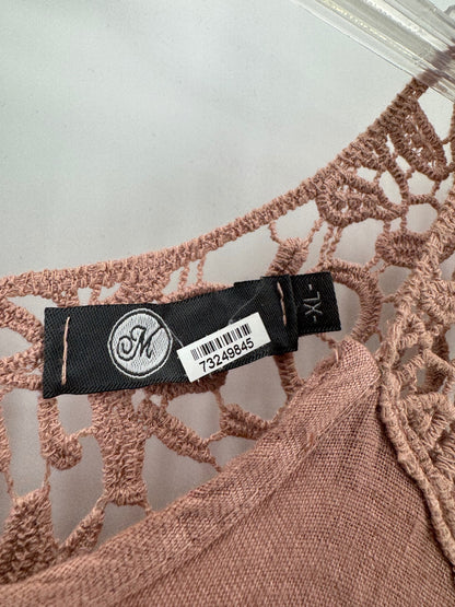 M Pink Sleeveless Dress