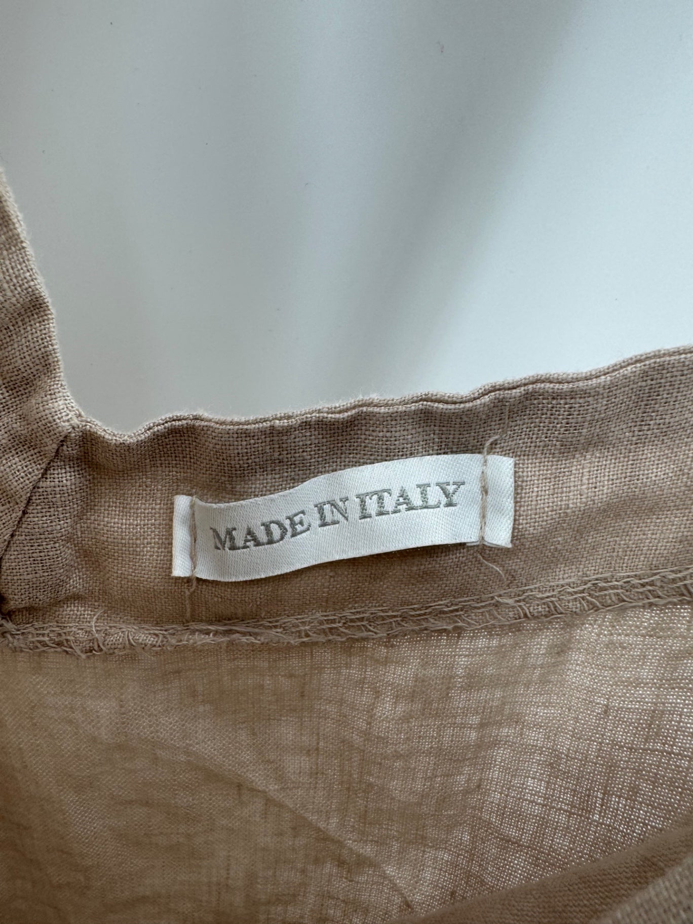 Unbranded Brown Linen Jumpsuit