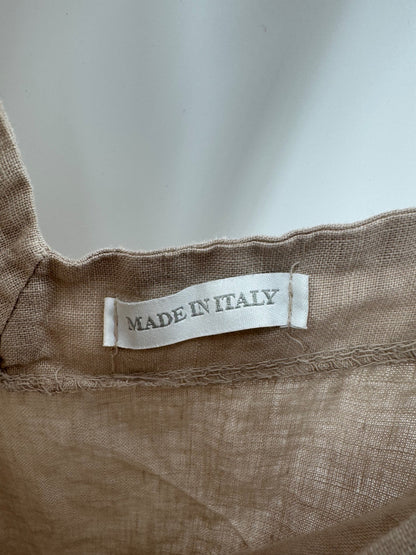 Unbranded Brown Linen Jumpsuit
