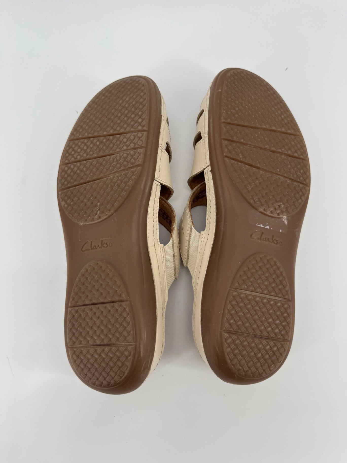 Clarks Beige Strap Sandals