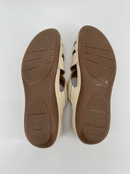 Clarks Beige Strap Sandals