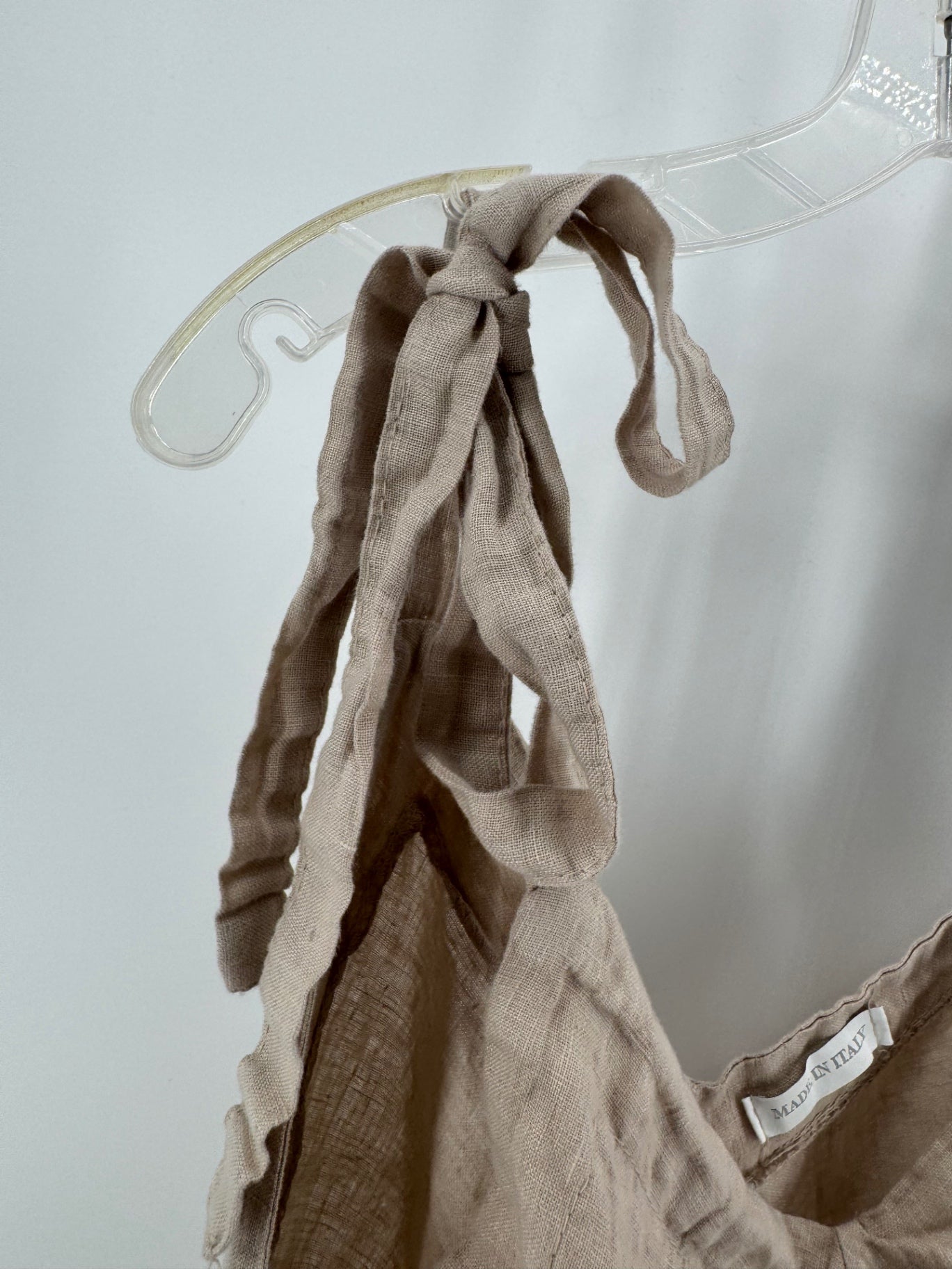 Unbranded Brown Linen Jumpsuit