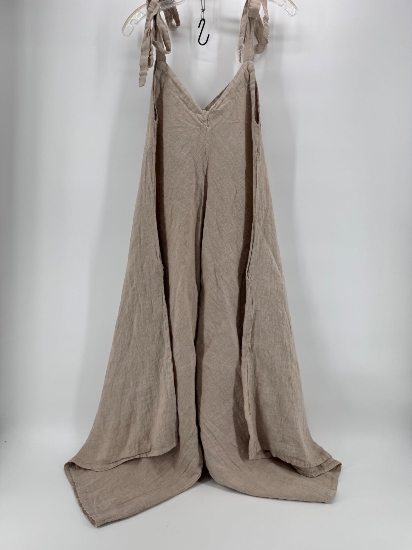 Unbranded Brown Linen Jumpsuit