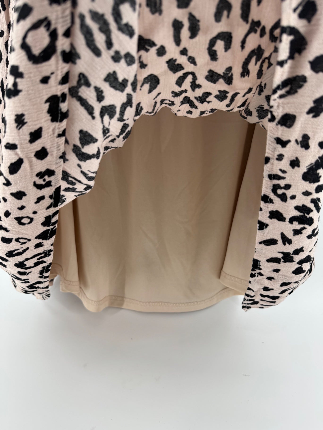 Savanna Jane Black Leopard/Embroidery Top