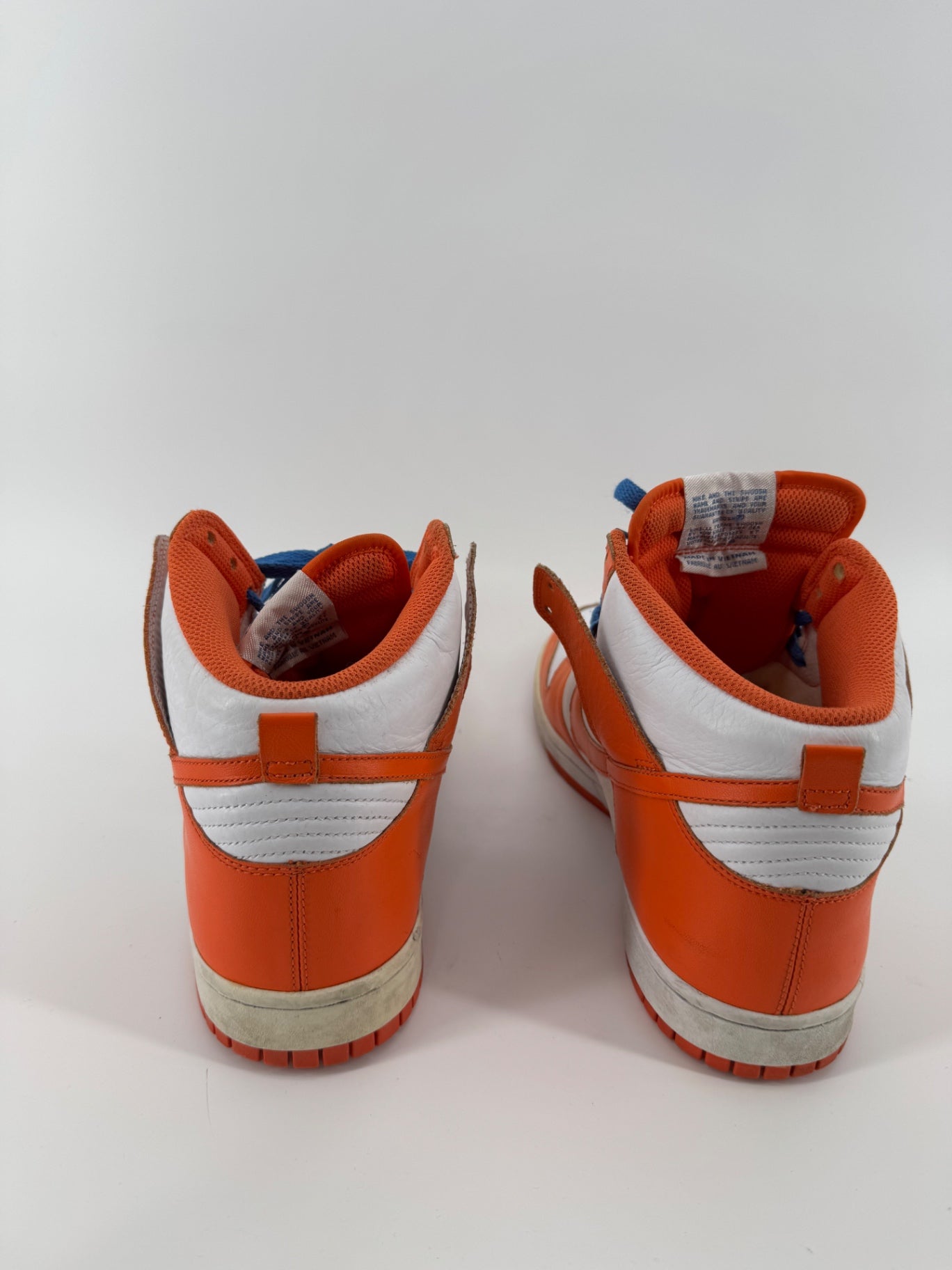 Nike High White/Orange Blaze Sneakers