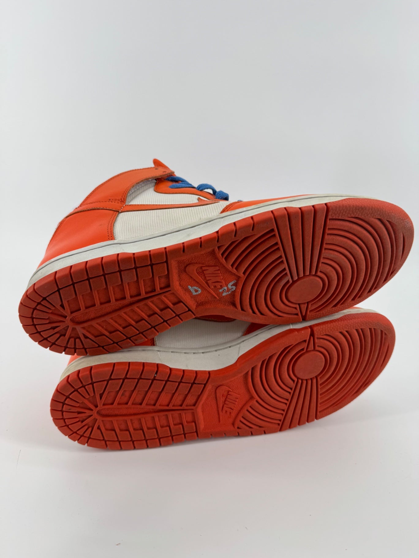 Nike High White/Orange Blaze Sneakers