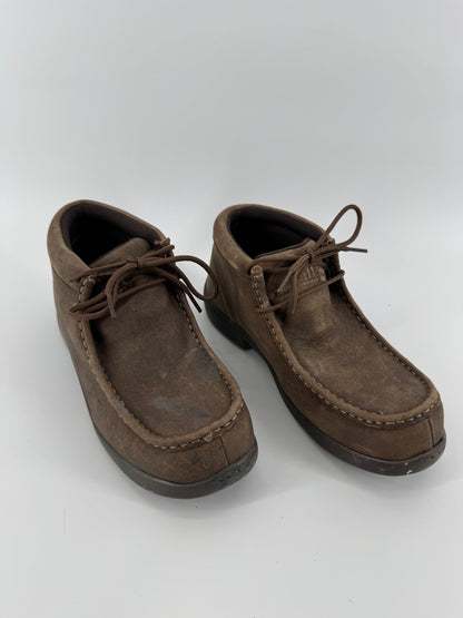 Frye Brown Oil/Slip Resistant Leather Boots