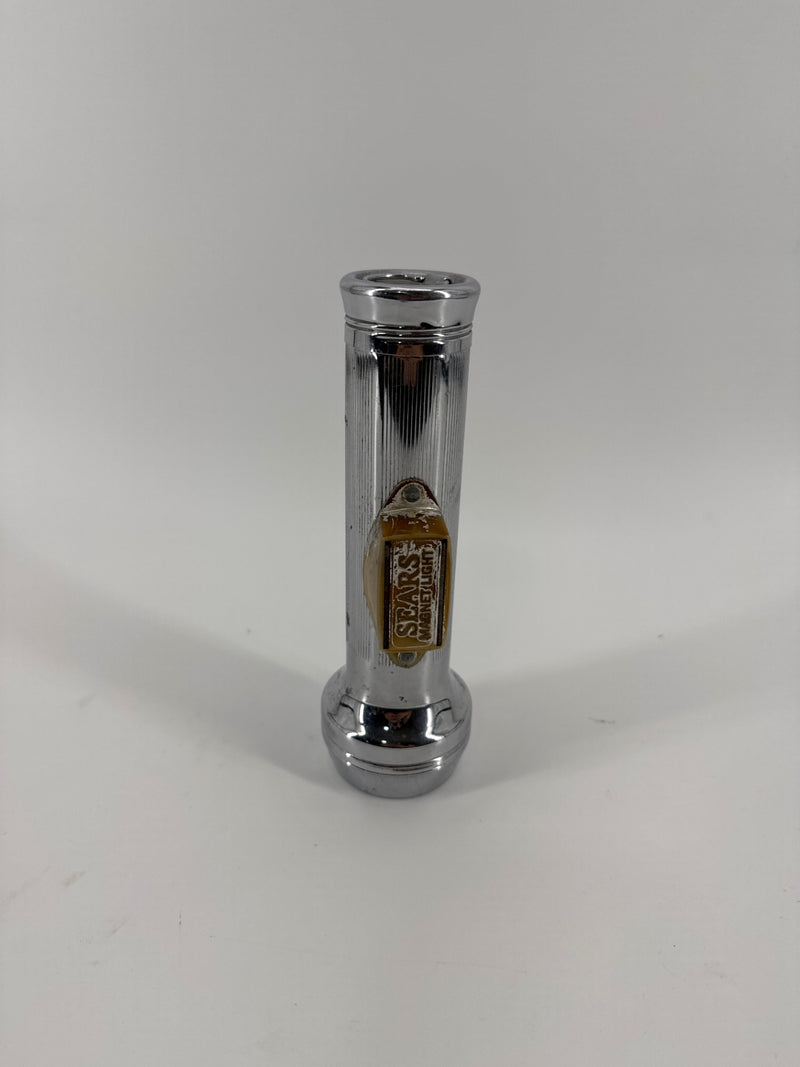 Vintage Sears Silver Magnetic Flashlight