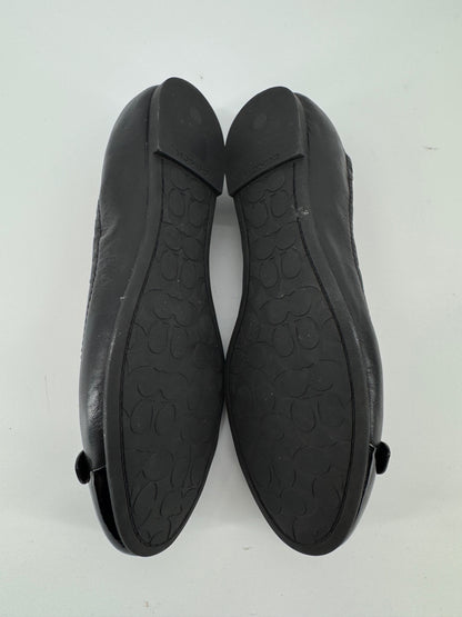 Coach Black Brandi Ballet Flats