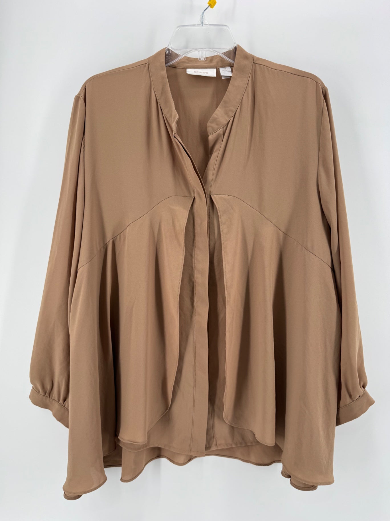 Chico's Tan Button Up