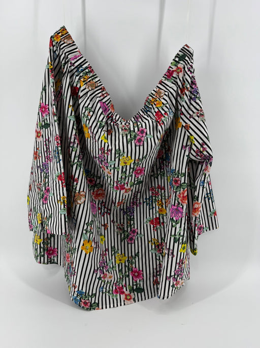Zac & Rachel Striped Floral Shirt