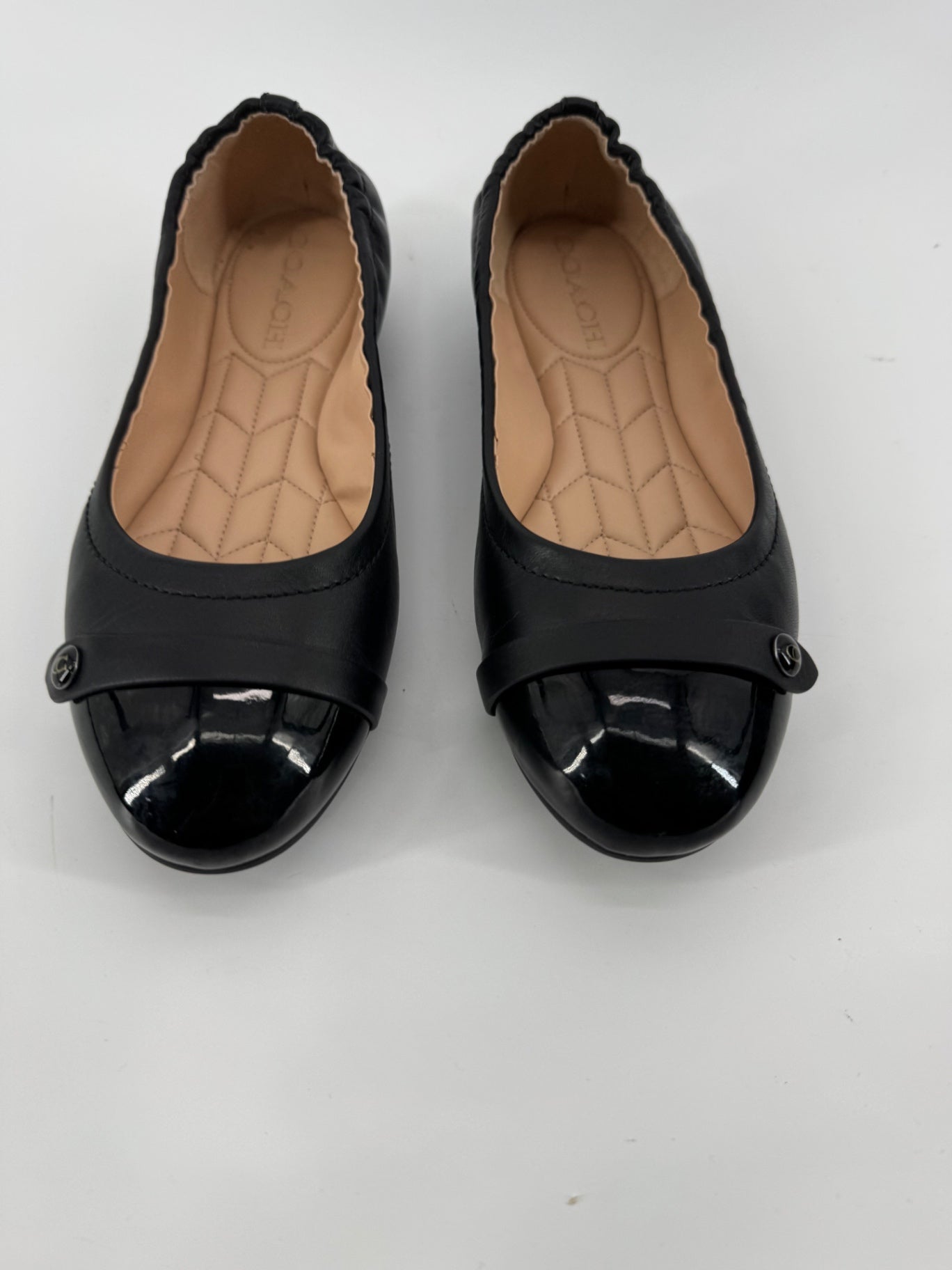 Coach Black Brandi Ballet Flats