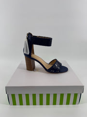 C. Wonder Navy Strap Heel