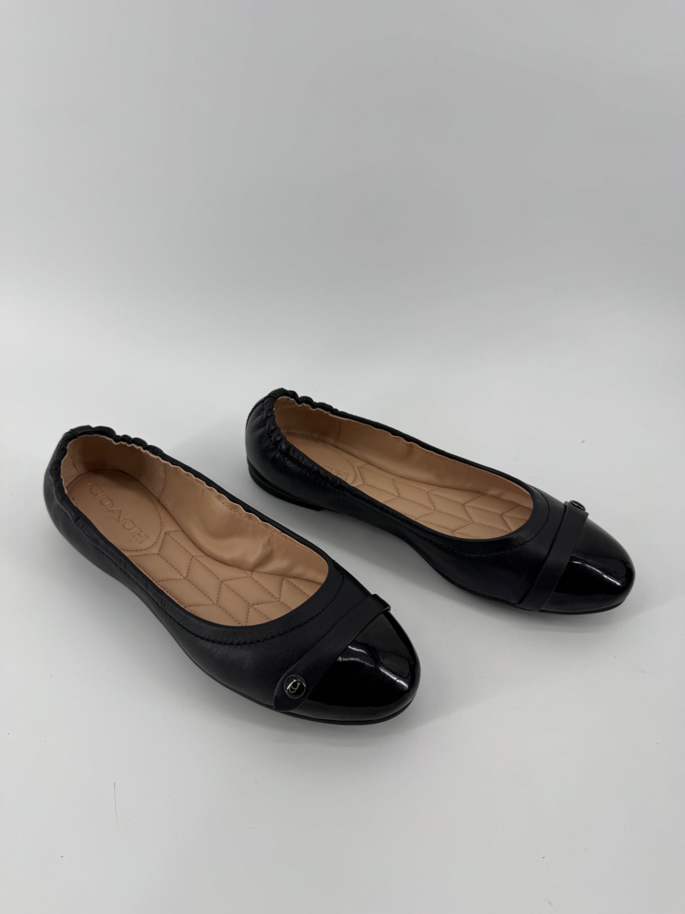 Coach Black Brandi Ballet Flats
