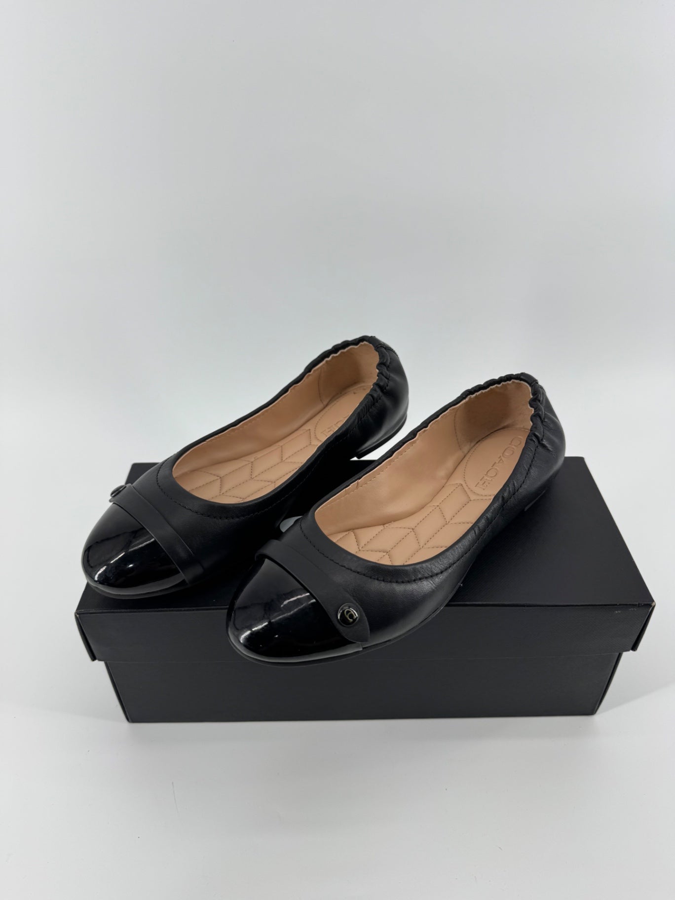 Coach Black Brandi Ballet Flats