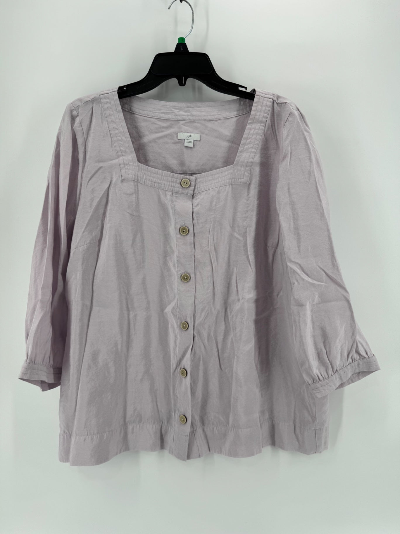 J.Jill Square Neck Button Up