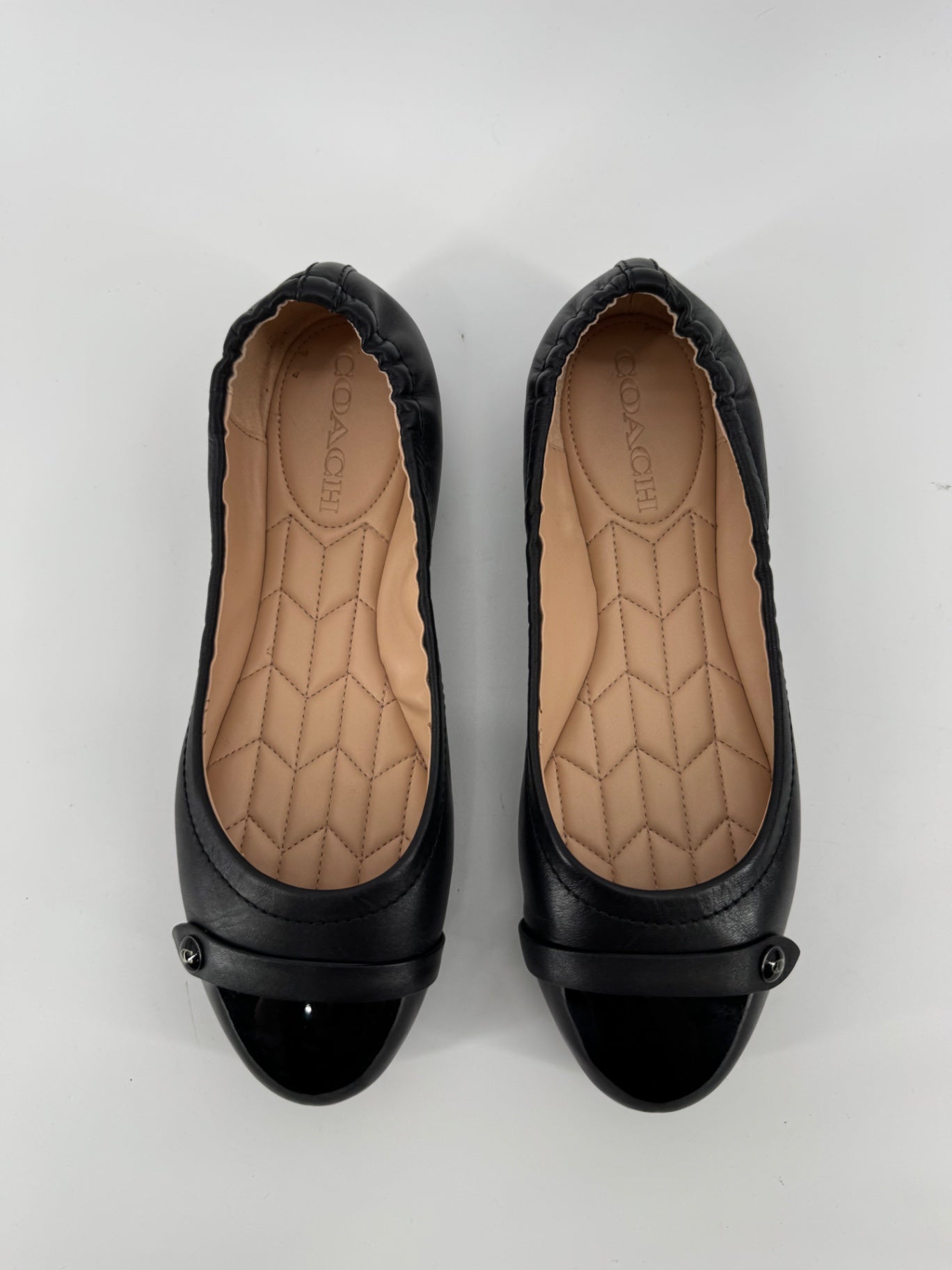 Coach Black Brandi Ballet Flats