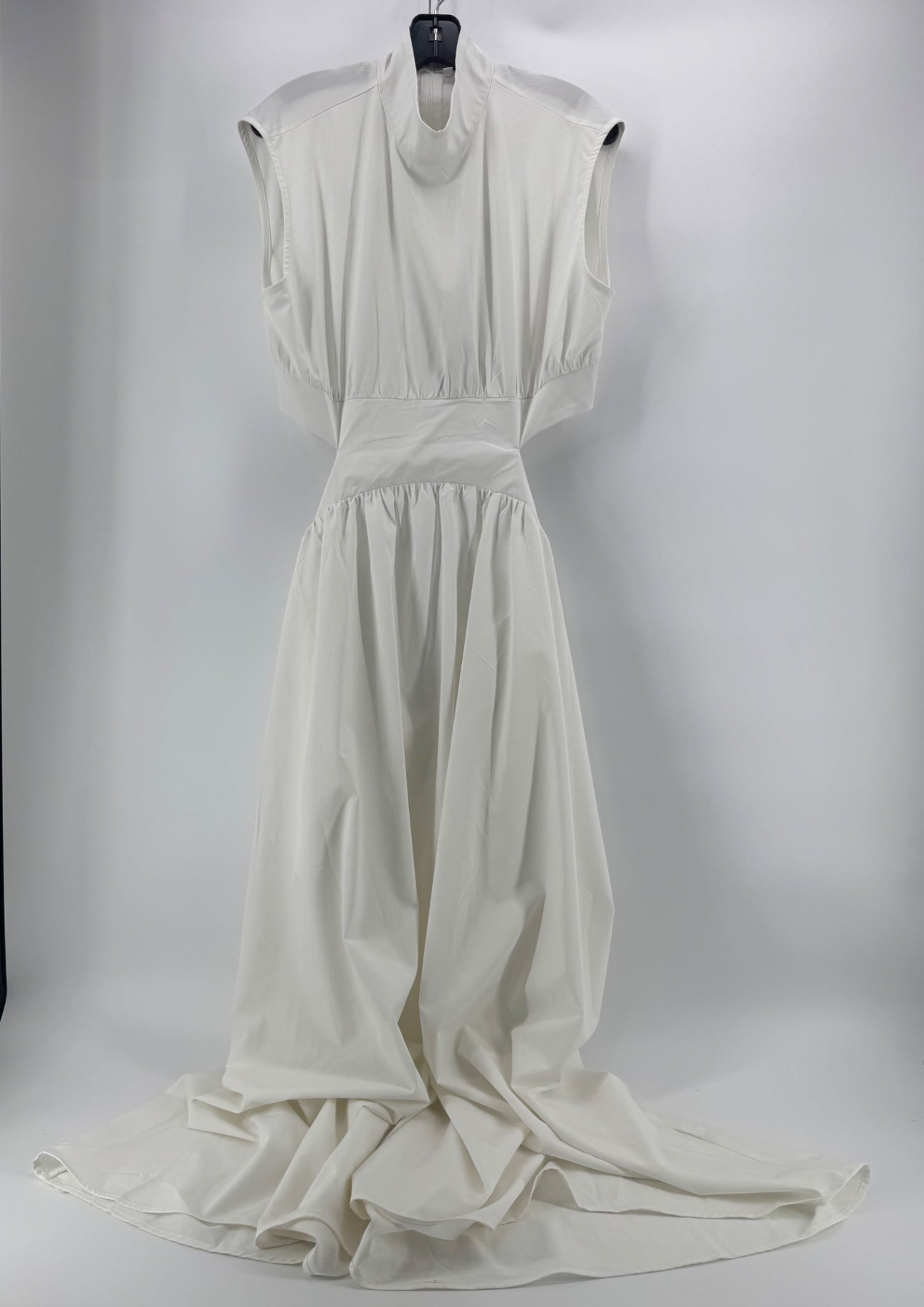 White Cut Out Maxi Dress