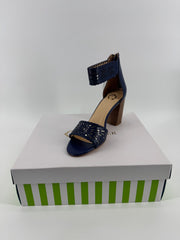 C. Wonder Navy Strap Heel