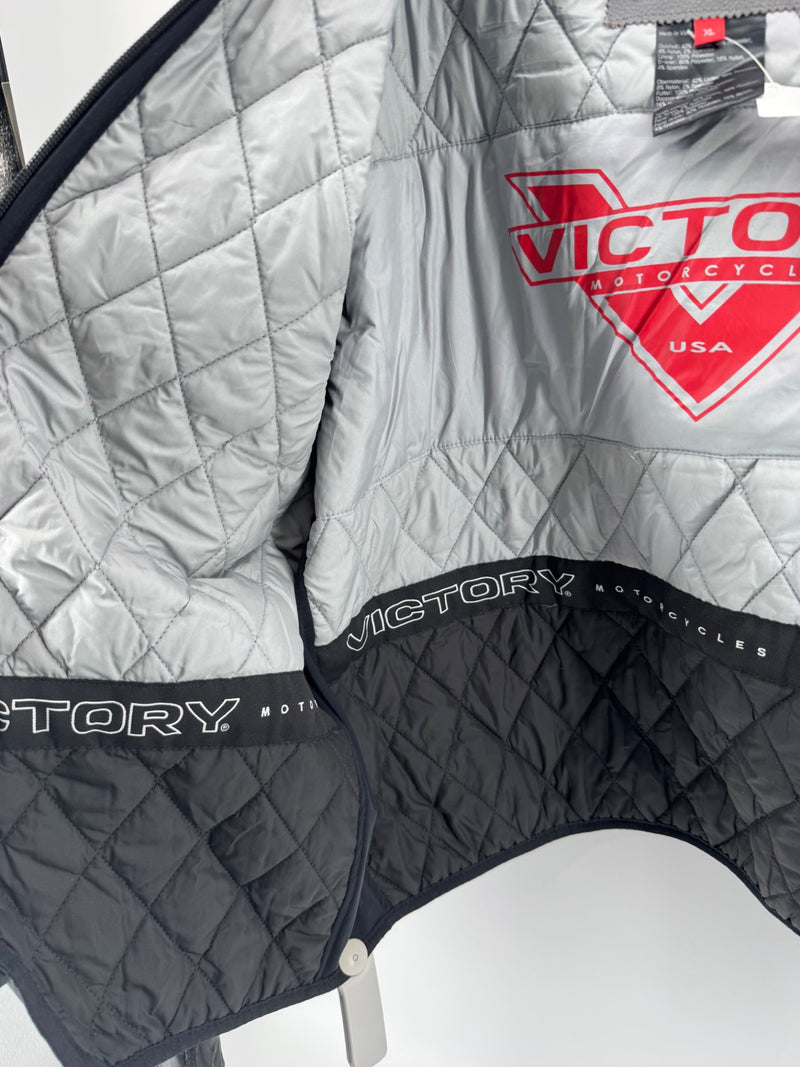 Victory Black Motorcycle Jacket Liner Size XL 