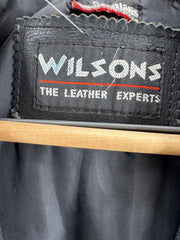 Vintage Wilsons Leather Crop Motorcycle Jacket Thinsulate Size Medium