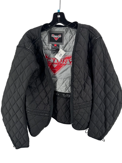 Victory Black Motorcycle Jacket Liner Size XL