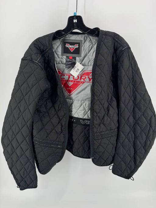 Victory Black Motorcycle Jacket Liner Size XL 